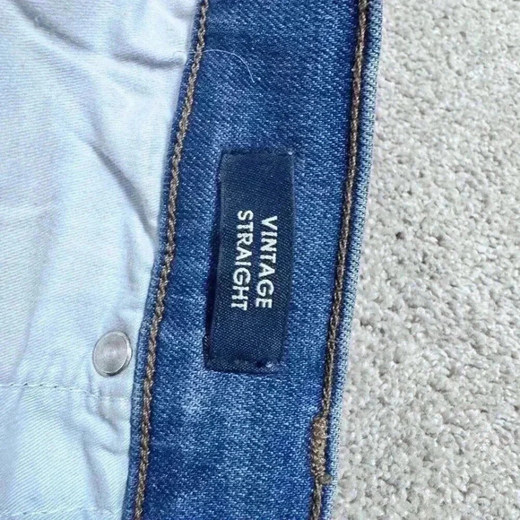J.Crew Jeans Vintage Straight Blue 4 Button Fly Pockets Women’s Size 30 - Picture 12 of 13